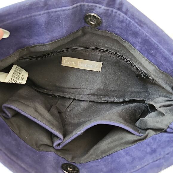 Costa Blanca suede clutch handbag NWOT - Picture 3 of 3